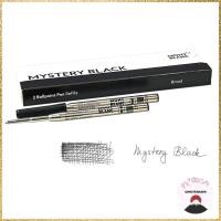 ราคา Montblanc ballpoint pen refill, B Bold Point, 2 pieces, Mystery Black, number 116191(128212) (41859060857)