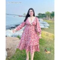 ราคา เดรสสาวอวบ D116 ชุดไปเที่ยวสาวอวบ ชุดไปงานสาวอวบ ชุดไปคาเฟ่สาวอวบ ชุดไปทะเลสาวอวบ ชุดคนอ้วน (25977067336)