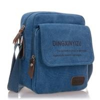 ราคา กระเป๋าสะพายข้างผู้ชาย(สีฟ้า) (163167037)