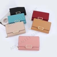 ราคา กระเป๋าสตางค์ใบสั้น ไซส์กลาง(M), ไซส์กลาง(M) 3 พับ ทรงหนา สไตล์เกาหลี CLASSIC & MODERN 2025 (22608467240)