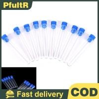 ราคา Null 10 ชิ้น 15x100 มิลลิเมตรพลาสติกใสหลอดทดลองพลาสติกแข็งหลอดทดลองพร้อมปลั๊กปีก null (55257115165)