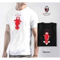 ราคา เสื้อยืดแขนสั้น (a) FISH Product ลายปลาทองรันชู สไตล์ญี่ปุ่น (25922181131)