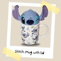 ราคา แก้วเซรามิคลายการ์ตูน Disney Lilo และ Stitch พร้อมฝาปิด Stitch (25177373689)