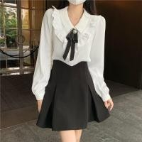 ราคา กระโปรงสั้นเทนนิสจีบเอวสูงลายทางกระโปรงสั้นจีบ (51057027692)