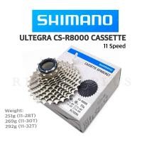 ราคา เฟืองหลังจักรยาน SHIMANO Ultegra CS-R8000 11Speed ขนาด 11-28,11-30,11-32,11-34 พร้อมกล่อง (สินค้าบริษัท) (23918631922)