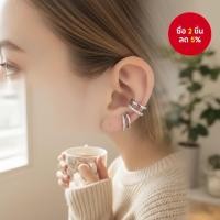ราคา 3 ชิ้น ต่างหูแบบหนีบลินินสไตล์มินิมอลเกาหลี สําหรับผู้หญิง ไม่ต้องเจาะหู (28243479478)
