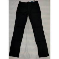 ราคา กางเกงสแล็ค Era-won size 33 สีดำ ทรงกระบอกเล็ก ผ้าใส่สบาย cotton spandex ยืดได้ (28652530434)