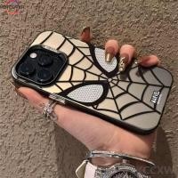 ราคา Spider Man รูปแบบสําหรับ Vivo V30 V29 V27 V40 Pro Lite V30E V29E V27E V25 V25E V23 V23E V20 S1 Pro X100 Y91 Y95 Y93 เคสโทรศัพท์กันกระแทกสีสองชั้นฝาครอบเงินสองชั้น (28816311704)