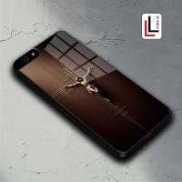 ราคา HP {LL2082} OPPO A71 A83 A39 A57 2016 A59 F1s F7 เคสโทรศัพท์กระจกมันวาวเคสซิลิโคน CROSS MOTIF DESIGN CHRISTIAN JESUS (53705935004)