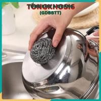 ราคา [คอมโบ 10] ถุง ชุดขัดหม้อสแตนเลส 6 ชิ้น ผ้าขี้ริ้วขัดหม้อกลม (55206101684)