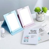 ราคา กระจกส่องหน้าแต่งหน้าแบบพับตั้งโต๊ะได้,ลายน่ารักๆ (6052405072)