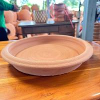 ราคา ถาดดินเผา ถาดรองกระถางดินเผา ขนาดกว้าง 8.5 นิ้ว ได้ 1 ใบ ตกแต่งสวน บ้าน แมวนอนได้ (26321281181)