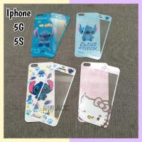 ราคา กระจกนิรภัยด้านหน้าด้านหลัง Iphone 5G 5S ภาพตัวละครน่ารัก TG Anti-Scratch Character Glass (47803892614)