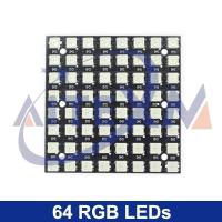 ราคา WS2812 LED 5050 RGB 8x8 64 บิต LED Matrix Module (41979031468)