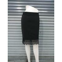 ราคา กระโปรงสีพื้นสีดำเนื้อผ้านาโน (27800598901)