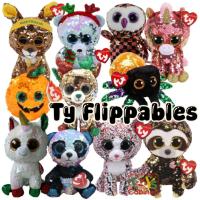 ราคา ●ป้ายกระดาษห้อยทุกตัว ลิขสิทธิ์แท้อเมริกา● ตุ๊กตาทีวายปักเลื่อม (TY Flippables ) ขนาด 6 นิ้ว หรือ 15 Cm. (9102824135)