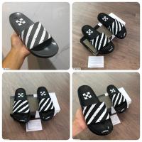 ราคา [มีจําหน่าย] รองเท้าแตะผู้ชาย OFF White พร้อมพื้นยางคุณภาพสูง - รองเท้าแตะสีขาว OFF Premium สําหรับผู้ชาย (28267209471)