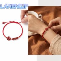 ราคา LANENQJP สร้อยข้อมือสตริงสีแดง, การออกแบบลูกปัดหัวเข็มขัดสันติภาพสร้อยข้อมือลูกปัด, สร้อยข้อมือโชคดีโชคดีเสน่ห์ปรับการป้องกันจิตวิญญาณสร้อยข้อมือทอมือปี (48705070229)