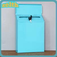 ราคา Zelth กล่องเก็บจดหมาย แบบเหล็กล็อกได้ สําหรับหนังสือพิมพ์ (22860527873)