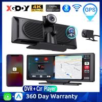 ราคา Xgody เครื่องเล่น DVR 4K หน้าจอสัมผัส 10.26 นิ้ว IPS บลูทูธ เซนเซอร์แรงโน้มถ่วงอัตโนมัติ รองรับ Carplay Android Wifi GPS สําหรับรถยนต์ (23980332343)