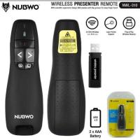 ราคา Nubwo NWL-010 Wireless Presenter Remote พรีเซนเทชั่น รีโมท 2.4Ghz 15M Laser Poiter (23485916439)