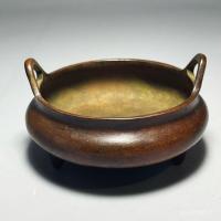 ราคา ทองแดงบริสุทธิ์ขายส่งเตาอโรมาสินค้าเก่าโบราณกระถางธูปสะพานทองแดงที่ไม่ใช่เลียนแบบเครื่องประดับคลาสสิก ซวนเต๋อ หนาม (47102799839)