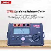 ราคา 【จัดส่งในกรุงเทพฯ】เครื่องวัดความต้านทานดิจิทัล UNI-T UT502A UT501A 0-1000V 500-2500V เมกะโอห์มมิเตอร์ 30~600V (25263767294)