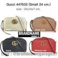 ราคา ของแท้100% ราคาถูก New Gucci marmont shoulder bag 24 cm (2254545768)