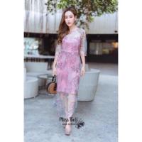 ราคา เดรสปะการังงานป้าย miss bell ของใหม่ห้อยป้าย ปักแน่นมากก (2675790424)