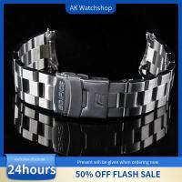 ราคา สายนาฬิกาที่เหมาะกับ CASIO EF527D1A สายสแตนเลสแข็ง 22 มม. (27332577477)