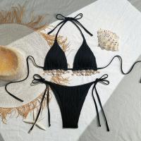 ราคา Hot.Bikiniชุดว่ายน้ำเซ็กซี่ ชุดว่ายน้ำบิกินี่ ทูพีช black เครื่องประดับตกแต่งเปลือกหอย เว้าหลัง ส่งไวจากไทย (44413565578)
