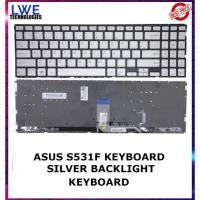 ราคา แป้นพิมพ์ใหม่สําหรับ ASUS Vivobook 15s X531 X531F X531FA S5500 S531F S5500F S532F SILVER backlit แป้นพิมพ์แล็ปท็อป (43764903631)