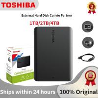ราคา 1TB 2TB 4TB External Hard Disk Toshiba Canvio Partner USB3.0 HDD 2.5'' Partner Portable hard drives (48257019067)