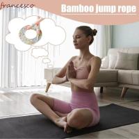ราคา เชือกกระโดด FRANCESCO ปรับน้ำหนักได้ ข้อต่อไม้ไผ่ป้องกันการลื่น ความยาว 2.6 เมตร (56407009944)