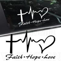 ราคา ตัวอักษรภาษาอังกฤษรถ Body Window Decal - FAITH HOPE LOVE รถสติกเกอร์ตกแต่ง - กันน้ําส่วนบุคคลสติกเกอร์จัดแต่งทรงผม - สําหรับรถบรรทุก, รถมอเตอร์ไซด์, จักรยาน / ร้อน (27327646500)