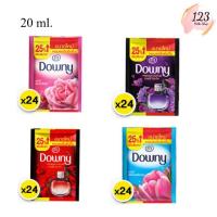 ราคา (24ซอง/แพ็ค) Downy Fabric Softener 20 มล. ดาวน์นี่ น้ำยาปรับผ้านุ่ม ✨ (27274031798)