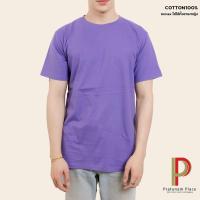 ราคา Pratunam Place เสื้อยืดคอกลม Cotton 100% [สีม่วงอ่อน] คอกลม-คอวี แขนสั้น (21535644434)