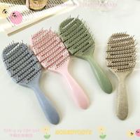 ราคา NONEDYDYE แปรงผมระบายอากาศที่ผิดผมตรง Dual-use Detangling แปรง, DIY Hairdressing เครื่องมือ Air Cushion นวดหนังศีรษะ ABS Hollow Out หวีสําหรับผมแห้งเปียก (53653864648)
