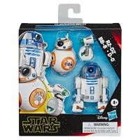 ราคา Hasbro Star Wars Galaxy of Adventures R2-D2, BB-8, D-O 3-pack Toy Droid Figures ฮาสโบร โมเดลฟิกเกอร์ หุ่นดรอยด์ สตาร์... (24910943547)