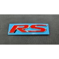 ราคา โลโก้ RS สีแดงพลาสติก สำหรับติดรถ Honda (27569173408)