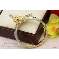 ราคา กำไลข้อมือพญานาคสองกษัตริย์ งานหุ้มทอง 5 ไมครอน เสริมดวง เสริมบารมี (9971361746)