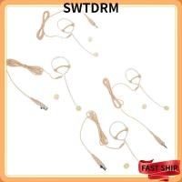 ราคา [SWTDRM] ชุดหูฟังแบบเกี่ยวหูเดี่ยวสีเบจไมโครโฟนแบบสวมหัว 3.5 มม. 3 ขา 4 ขา XLR (56705651284)