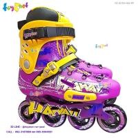 ราคา Toyznet รองเท้าอินไลน์สเก็ต Hawaii สีม่วง-ส้ม รุ่น YX-SC04-HW-PP (18604683238)