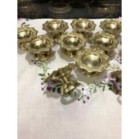 ราคา พานจิ๋วโตกโบราณทองเหลืองจิ๋ว3.5นิ้ว (10598891553)