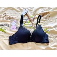 ราคา เสื้อชั้นใน / บรา ไซต์ 36/80 A สีดำแต่งขอบลายรูปไม้ แบรนด์ Sabina (มือหนึ่ง อ่านรายละเอียดก่อนนะคะ) (28533991353)