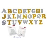 ราคา โฟมประดิษฐ์ สติกเกอร์ ตัวอักษร สีเงิน ทอง ภาษาอังกฤษ ABC(คละตัวอักษร) --- 1 อักษร ต่อ 1ห่อ (มี 3 ชิ้น) (26584218871)