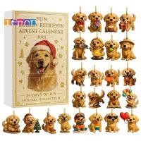 ราคา [Lemon] Fun Golden Retriever Advent Calendar 2025,Pug Advent Calendar 2025,ปฏิทินคริสต์มาสพร้อมโกลเด้นรีทรีฟเวอร์ 24 อันใหม่ (53406593330)