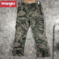 ราคา กางเกงคาร์โก้ลายพราง กางเกงคาร์โก้ wrangler เอว 32 (41709202517)