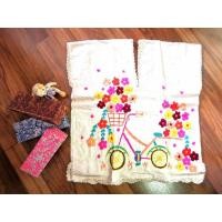 ราคา เสื้อกะเหรี่ยง​สีครีมปักมือถักขอบ​โค​รเชต์​ (4291545500)