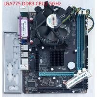 ราคา ชุดเมนบอร์ด intel 775 DDR3 + CPU Core2 2.9GHz DDR3 แรม ใช้งานได้ดี (5757020139)